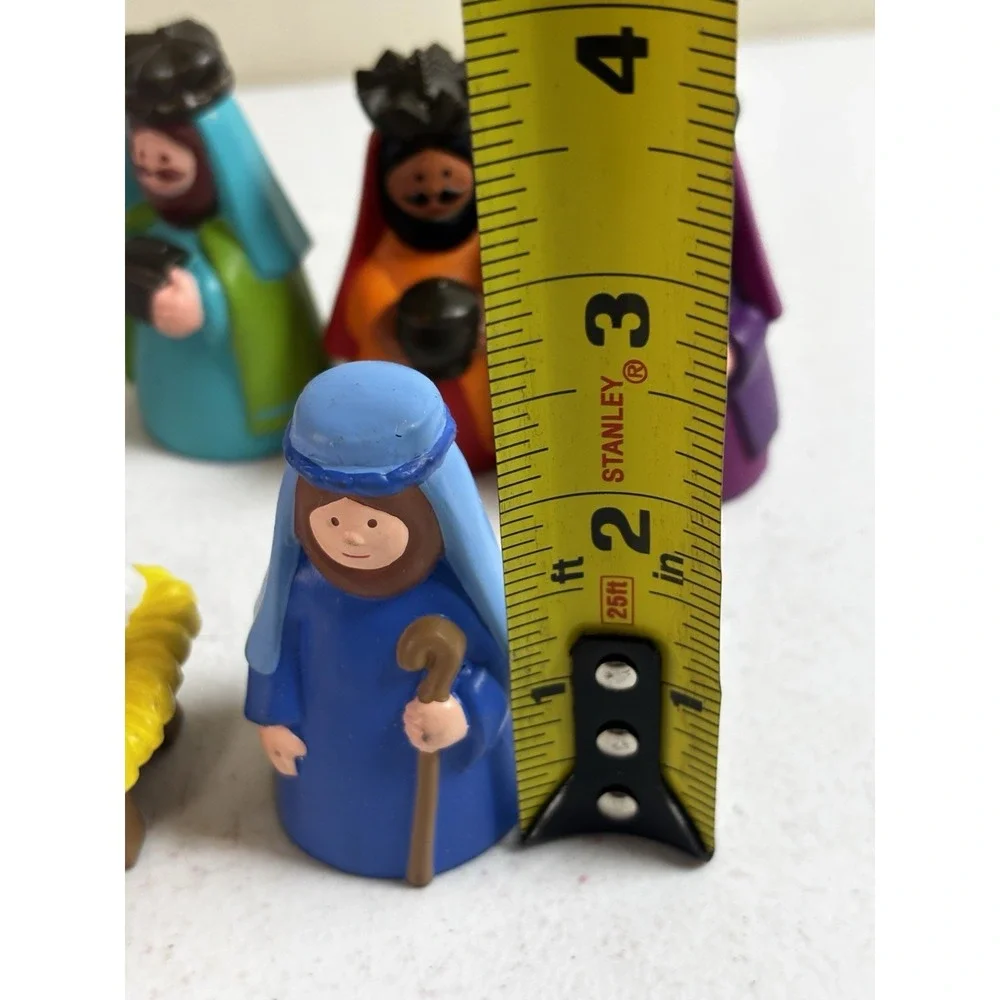 Vintage 1993 Avon Child's My First Christmas Story Nativity‎ 9 PC Set Complete
